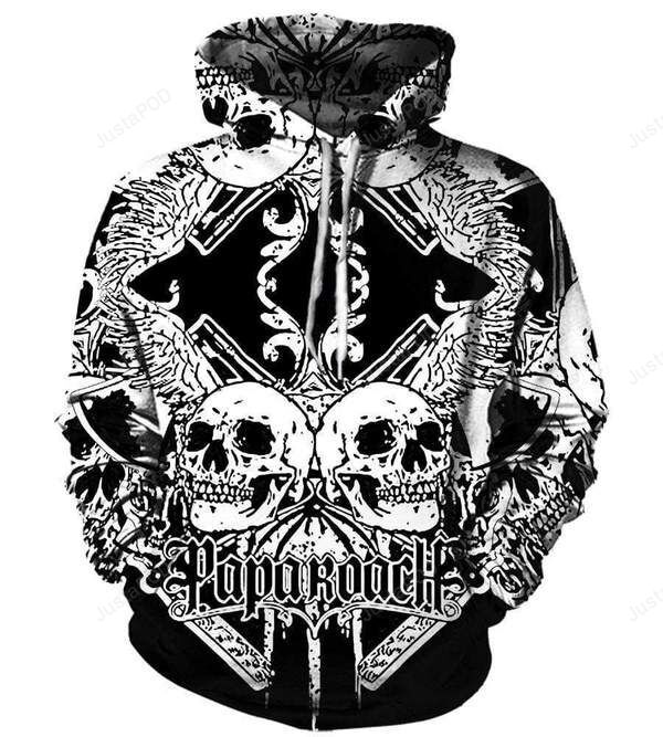 Papa Roach 3d All Over Print Hoodie Zip-up Hoodie