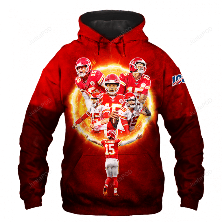 Patrick Mahomes Kansas City Chiefs 3d Hoodie