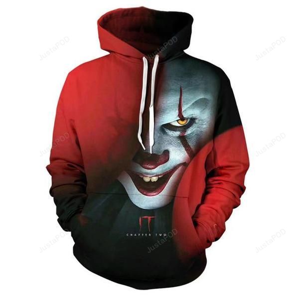 Pennywise It 3d All Over Print Hoodie Zip-up Hoodie