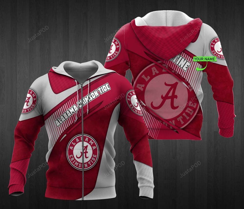 Personalized Alabama Crimson Tide Custom 3d All Over Print Hoodie-trungten-vte8w