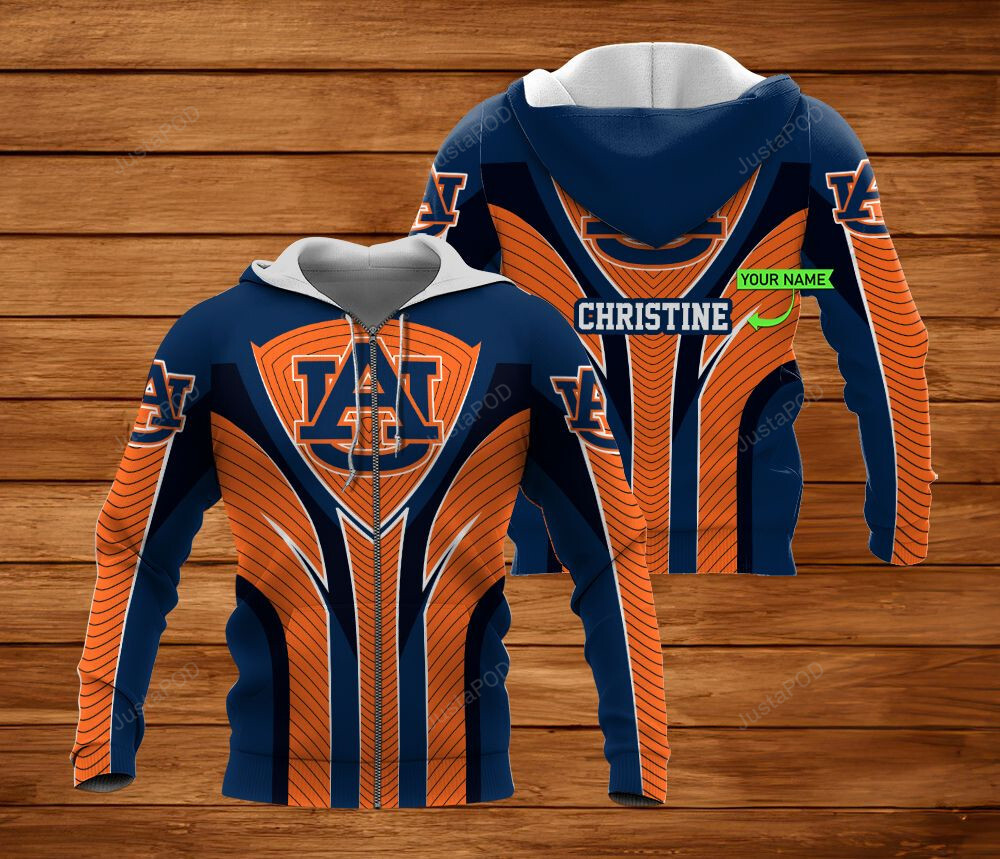 Personalized Auburn Tigers Custom 3d All Over Print Hoodie-trungten-c6ss3