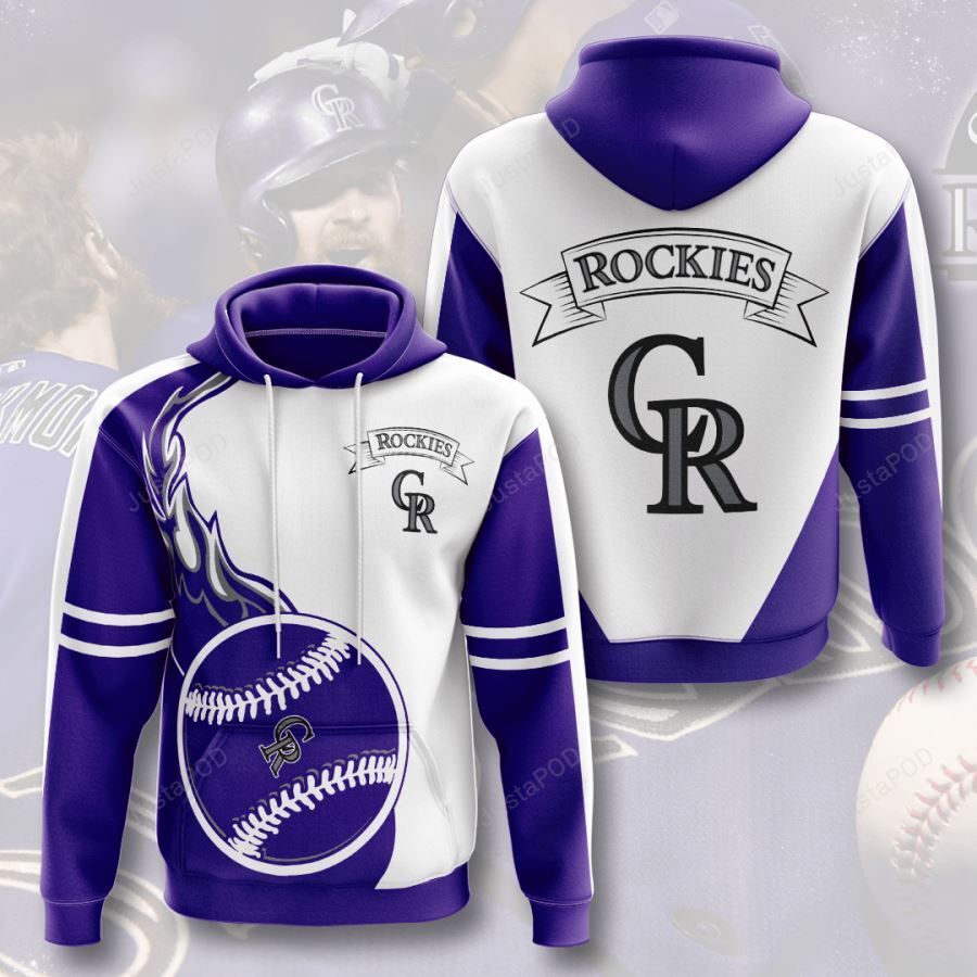 Personalized Colorado Rockies Baseball Custom Name 3d All Over Print Hoodie