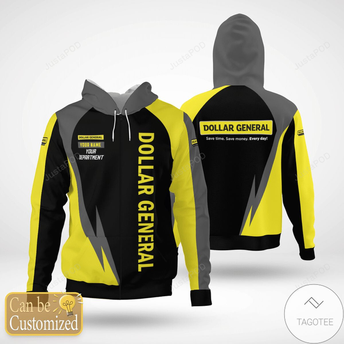 Personalized Custom Name Dollar General For Unisex 3d All Over Print Hoodie Zip-up Hoodie