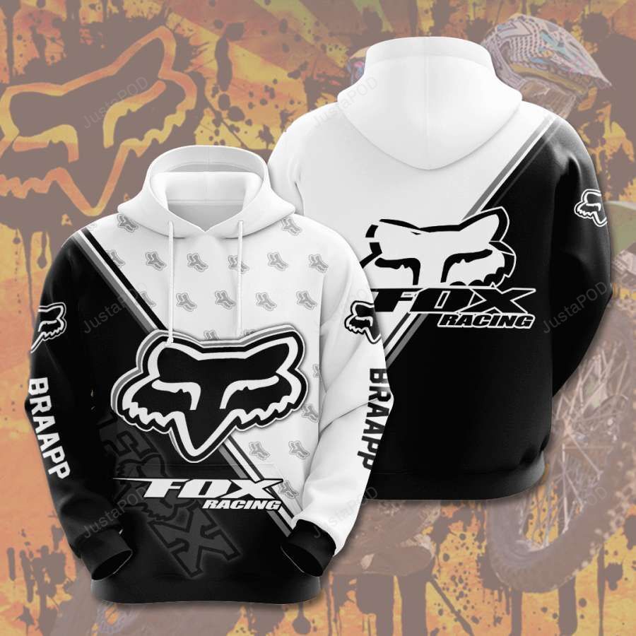 Personalized Custom Name Fox Racing 3d All Over Print Hoodie