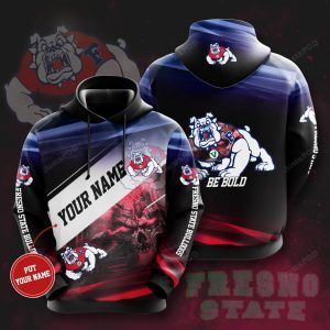 Personalized Custom Name Fresno State Bulldogs 3d All Over Print Hoodie Zip-up Hoodie