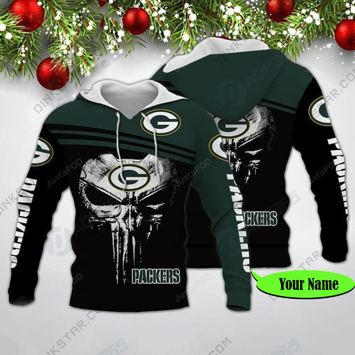 Personalized Green Bay Packers Nfl For Packers Fan Custom Name 3d All Over Printed Hoodie