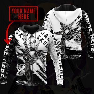 Personalized Jack Skellington The Nightmare Before Christmas Custom Name 3d All Over Print Hoodie Zip-up Hoodie