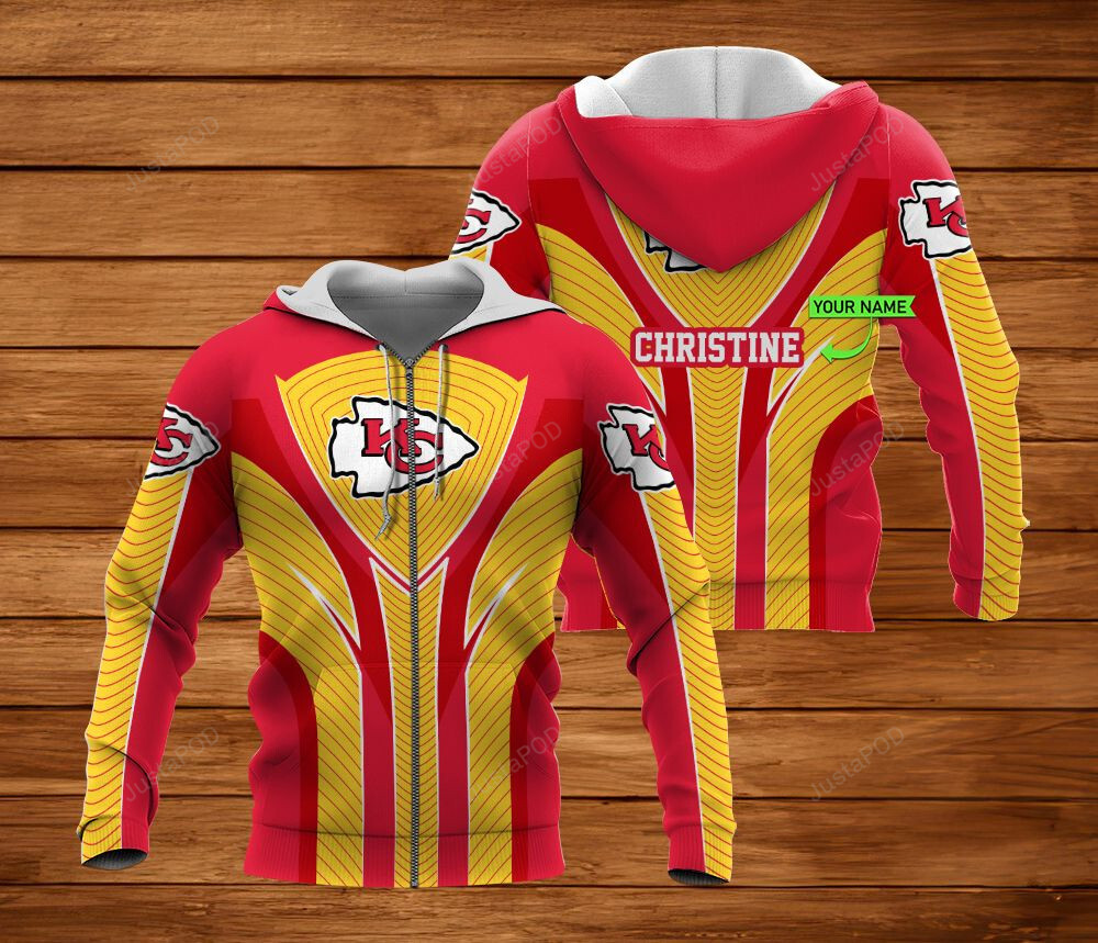 Personalized Kansas City Chiefs Custom 3d All Over Print Hoodie-trungten-thy04