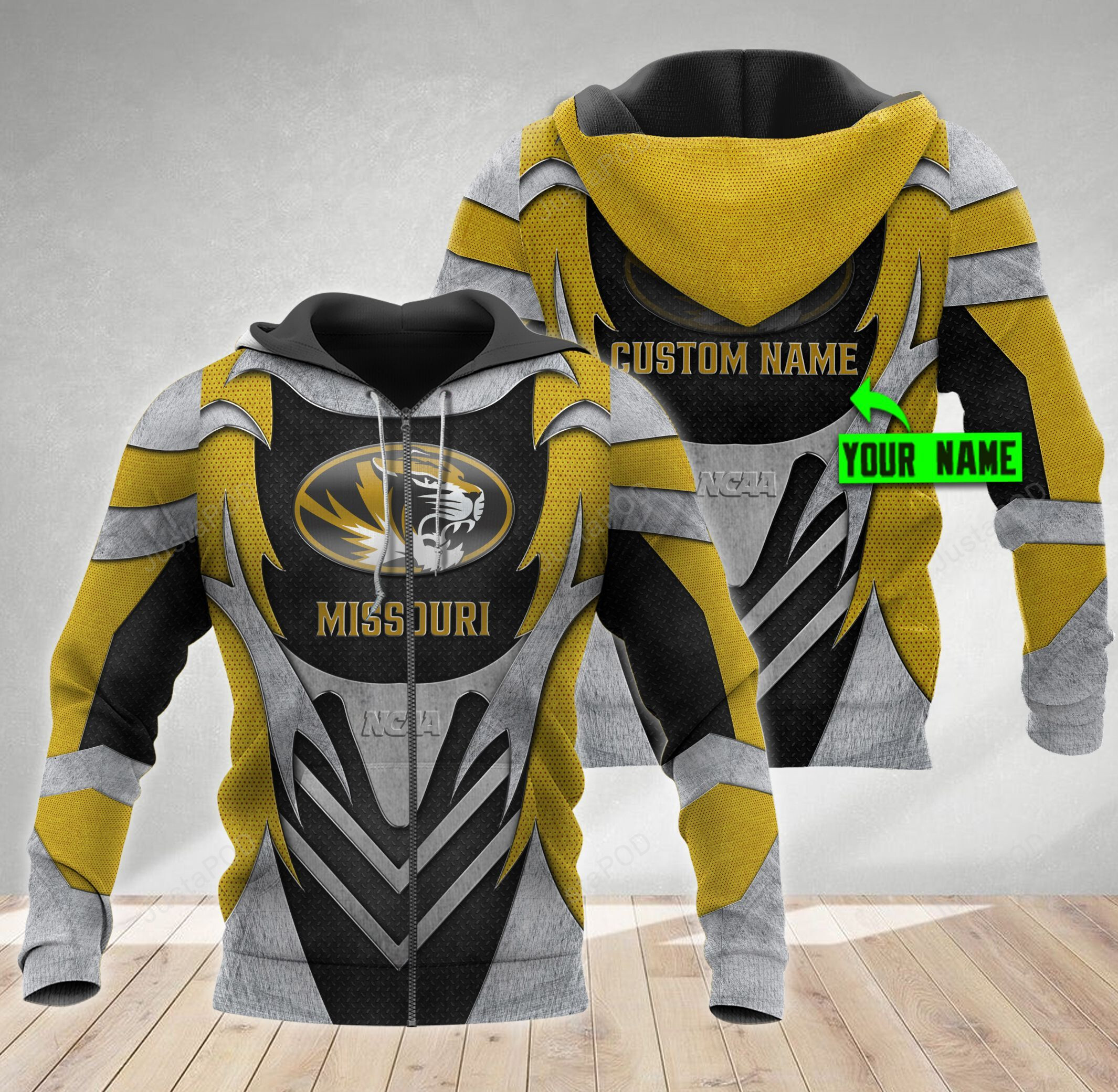 Personalized Missouri Tigers Custom 3d All Over Print Hoodie Zip-up Hoodie