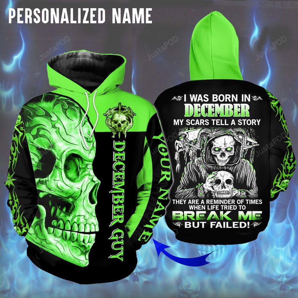 Personalized Name December Guy Hoodie