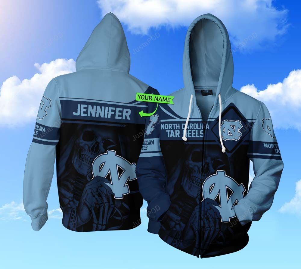 Personalized North Carolina Tar Heels Custom 3d All Over Print Hoodie