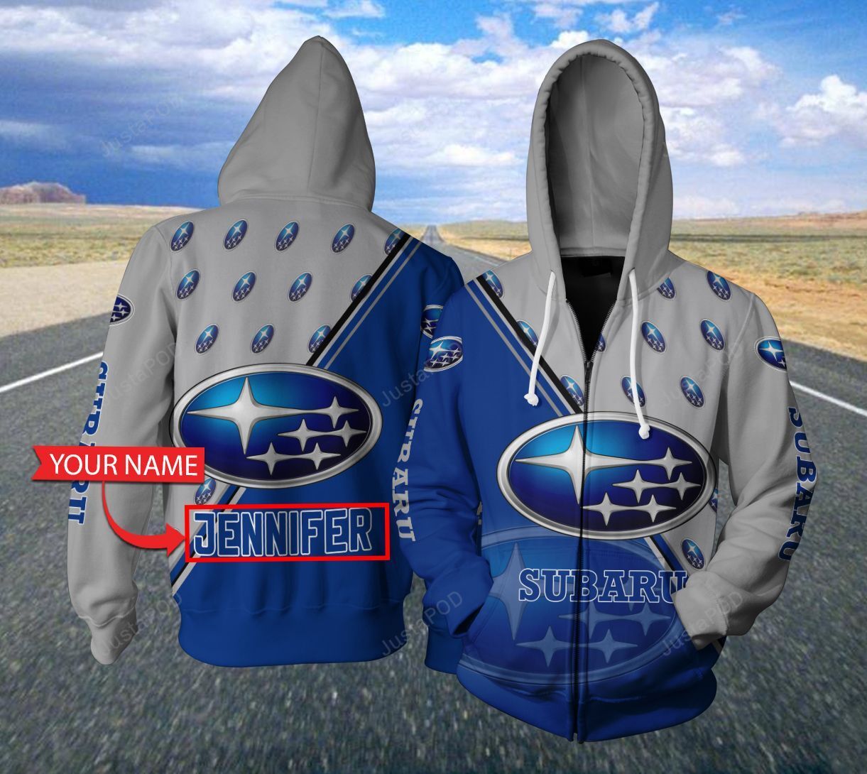 Personalized Ntt93 3d Hoodie Subaru