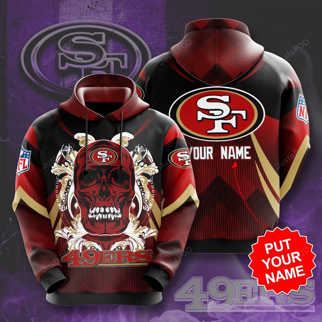 Personalized San Francisco 49ers Football Team Nfl Custom Name 3d All Over Print Hoodie