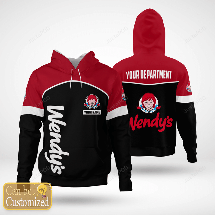 Personalized Wendys Custom 3d All Over Print Hoodie Zip-up Hoodie