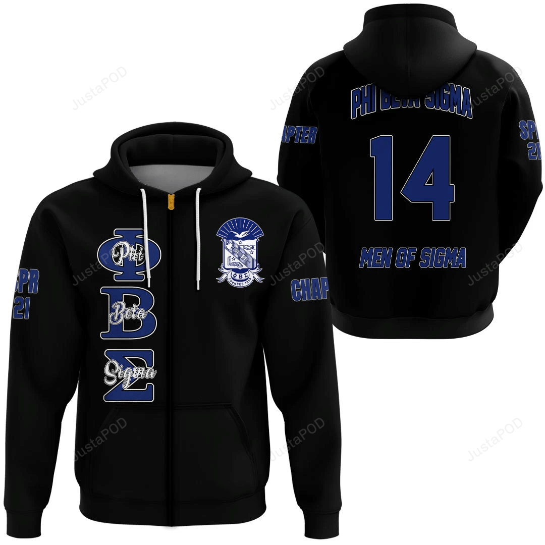 Phi Beta Sigma 3d All Over Print Hoodie Zip-up Hoodie