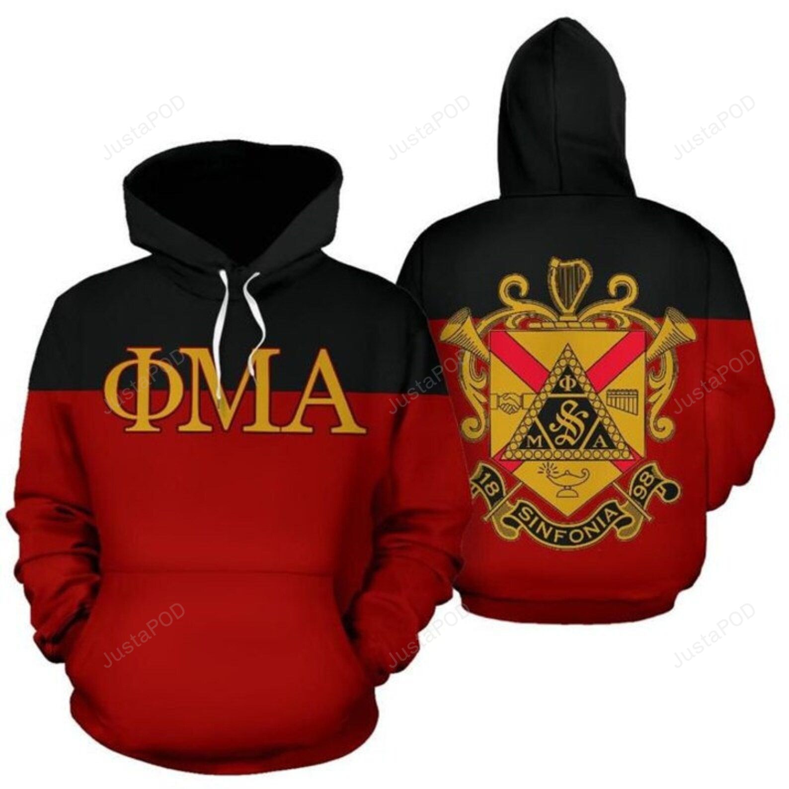 Phi Mu Alpha Sinfonia 3d All Over Print Hoodie Zip-up Hoodie