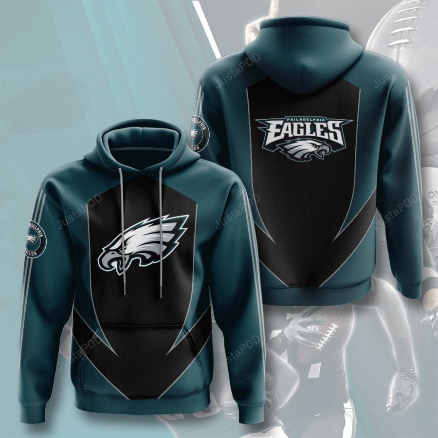 Philadelphia Eagles 3d All Over Print Hoodie Zip-up Hoodie-trungten-0y7tk