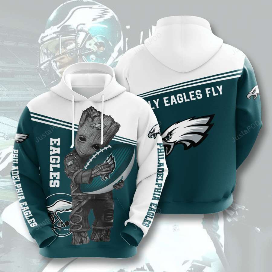 Philadelphia Eagles 3d All Over Print Hoodie Zip-up Hoodie-trungten-c4x29