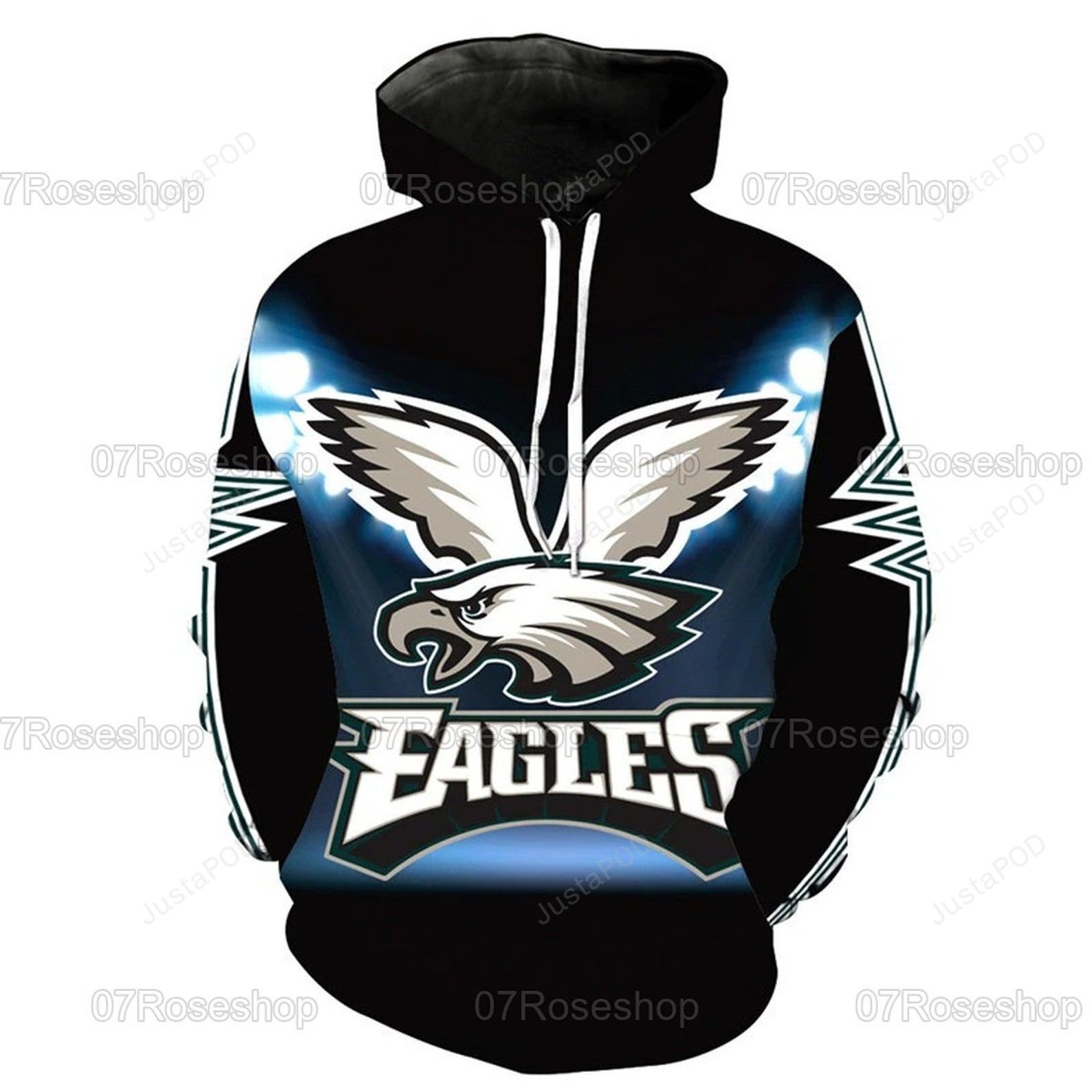 Philadelphia Eagles 3d All Over Print Hoodie Zip-up Hoodie-trungten-rcbjo