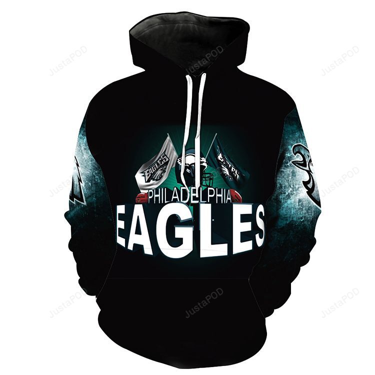 Philadelphia Eagles 3d Hoodie Style 9