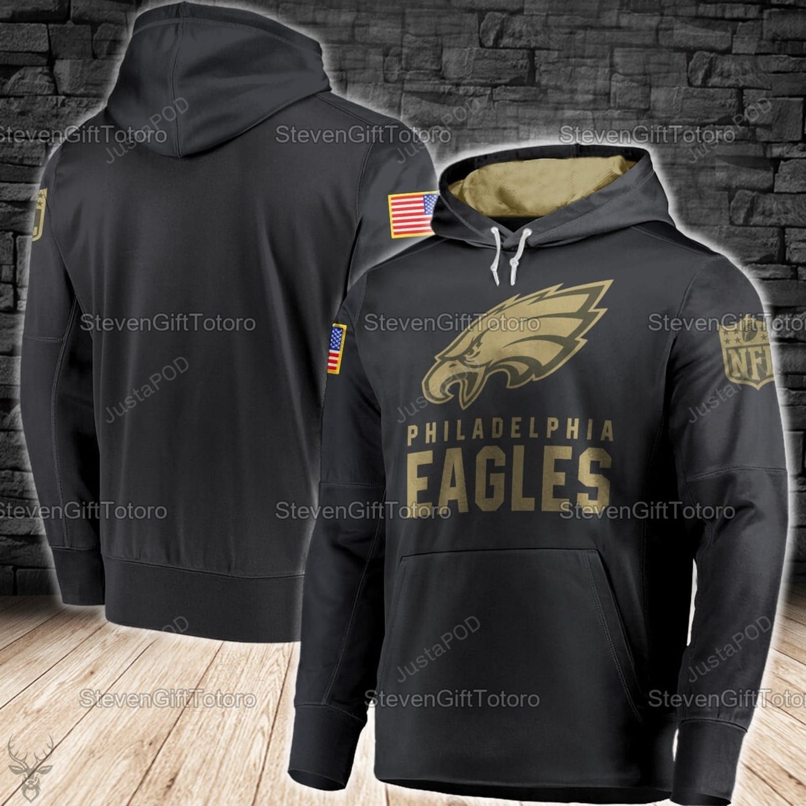 Philadelphia Eagles Nfl 3d All Over Print Hoodie Zip-up Hoodie