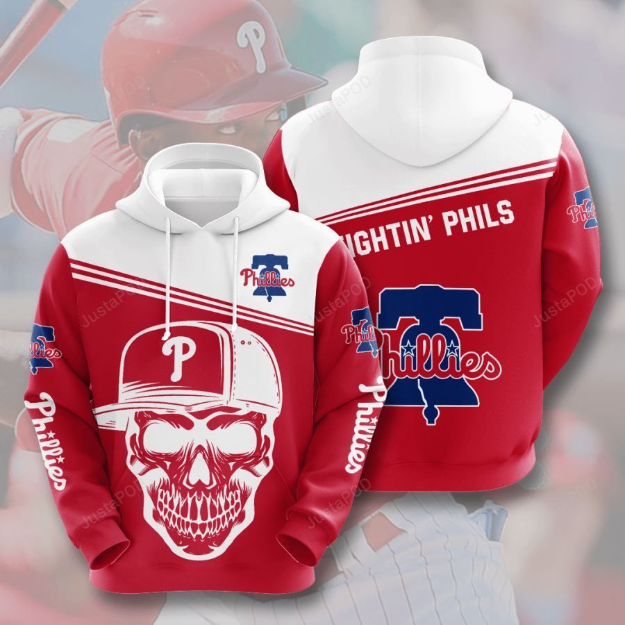 Philadelphia Phillies 3d All Over Print Hoodie Zip-up Hoodie-trungten-1145z