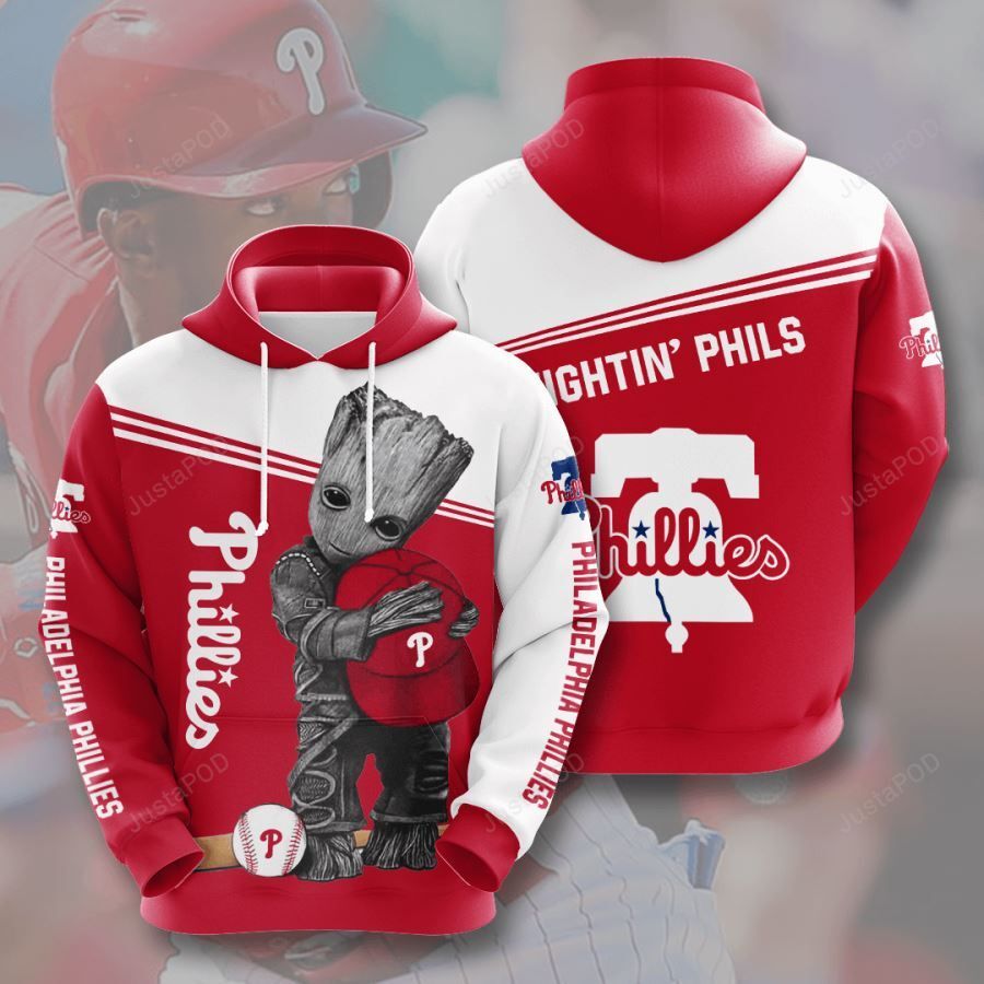 Philadelphia Phillies 3d All Over Print Hoodie Zip-up Hoodie-trungten-h0p2f