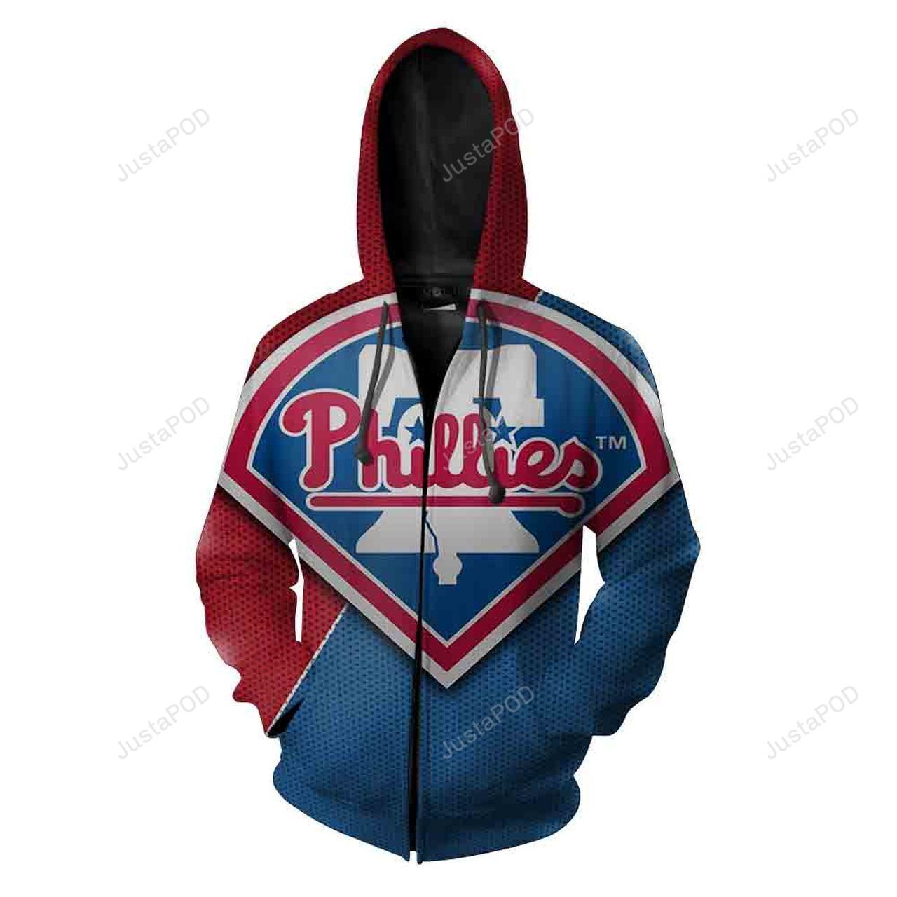 Philadelphia Phillies Nfl 3d All Over Print Hoodie Zip-up Hoodie