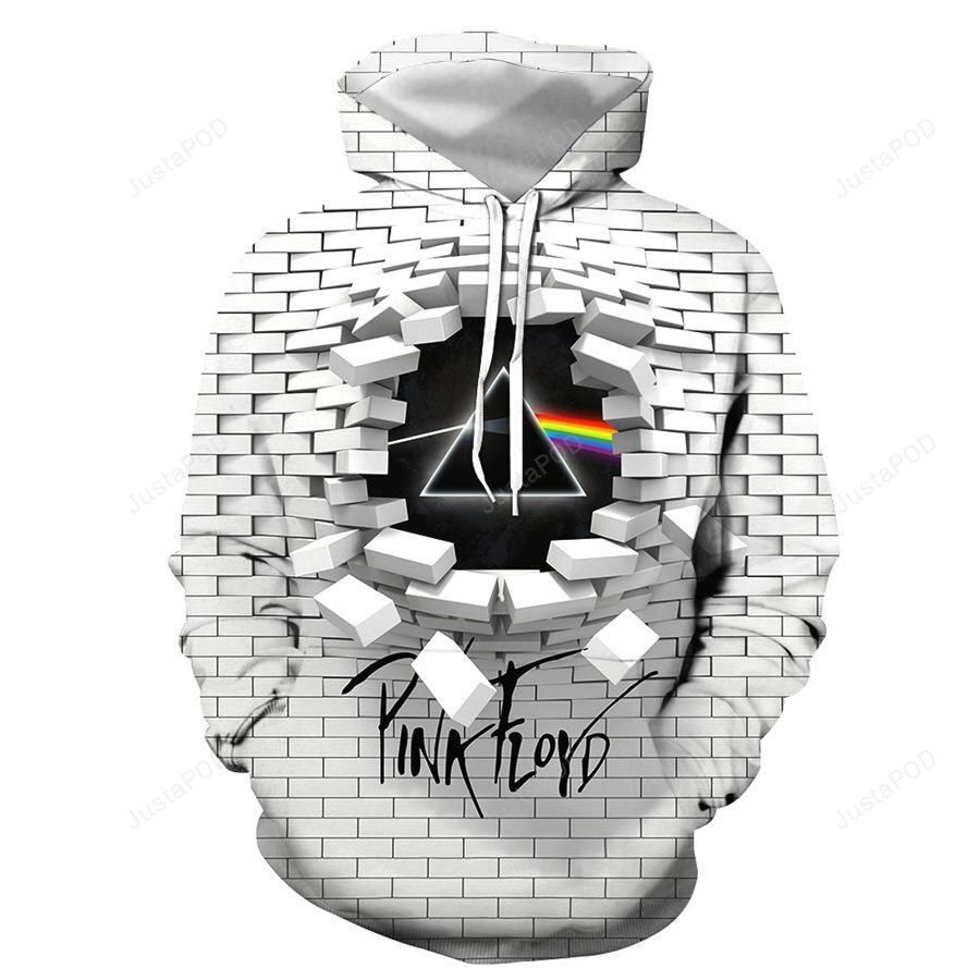 Pink Floyd 3d Print Wall Hoodie