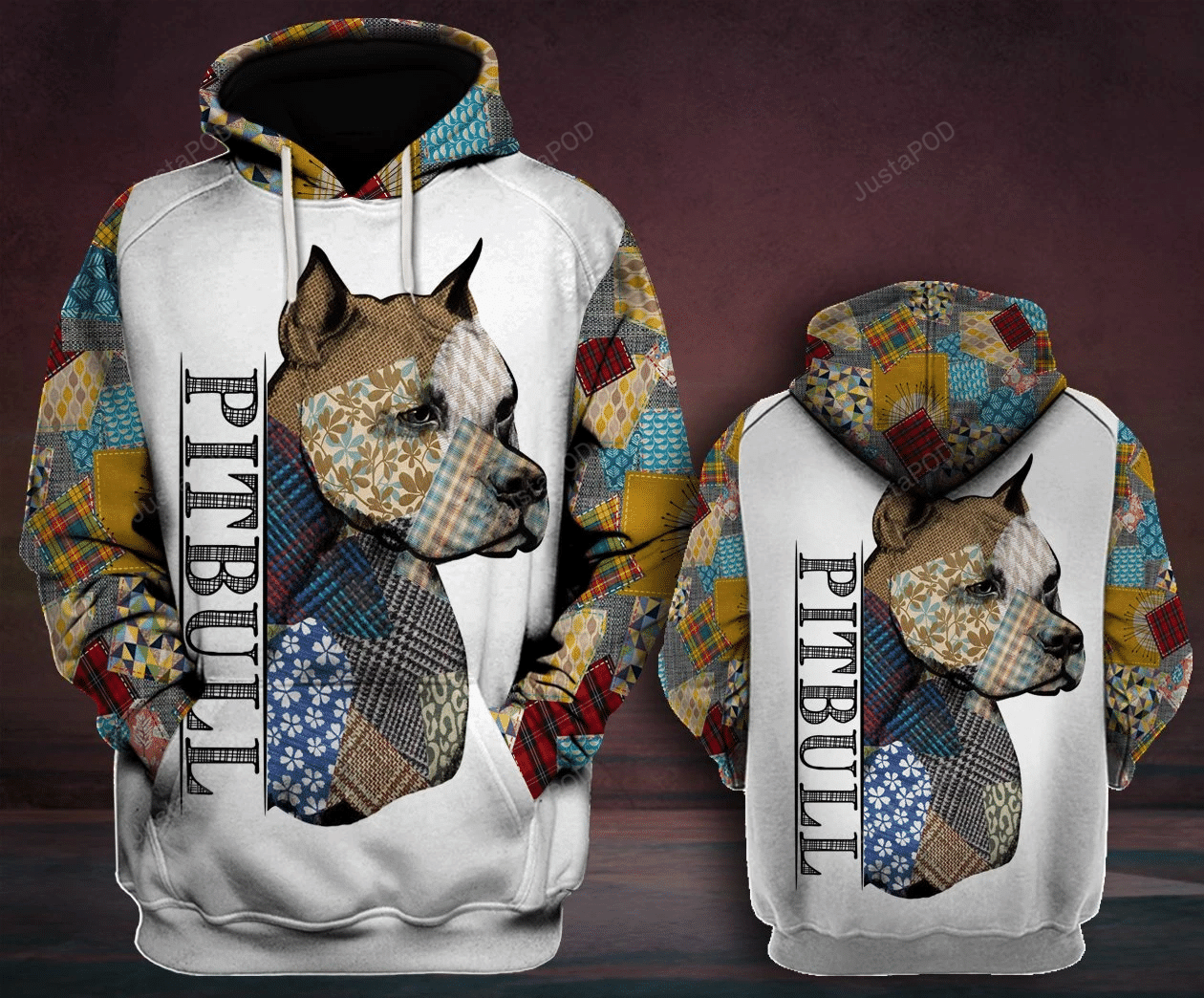 Pitbull 3d All Over Print Hoodie Zip-up Hoodie