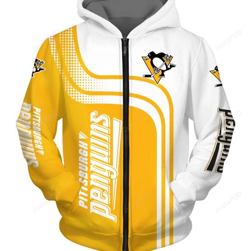 Pittsburgh Penguins 3d All Over Print Hoodie Zip-up Hoodie