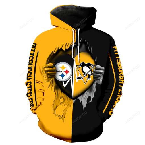 Pittsburgh Penguins 3d Hoodie 06