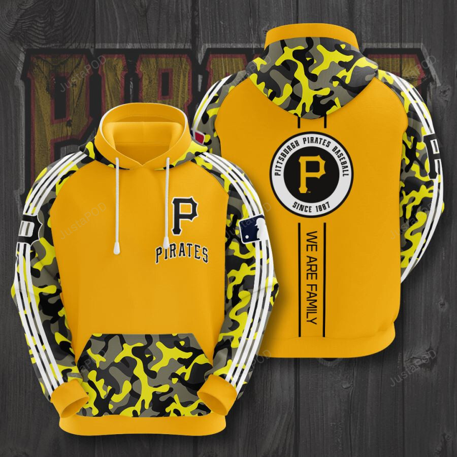 Pittsburgh Pirates 3d All Over Print Hoodie Zip-up Hoodie-trungten-4y10r