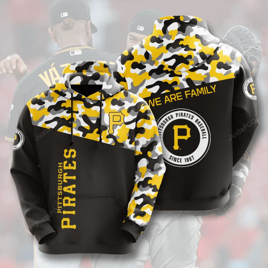 Pittsburgh Pirates 3d All Over Print Hoodie Zip-up Hoodie-trungten-l47lq