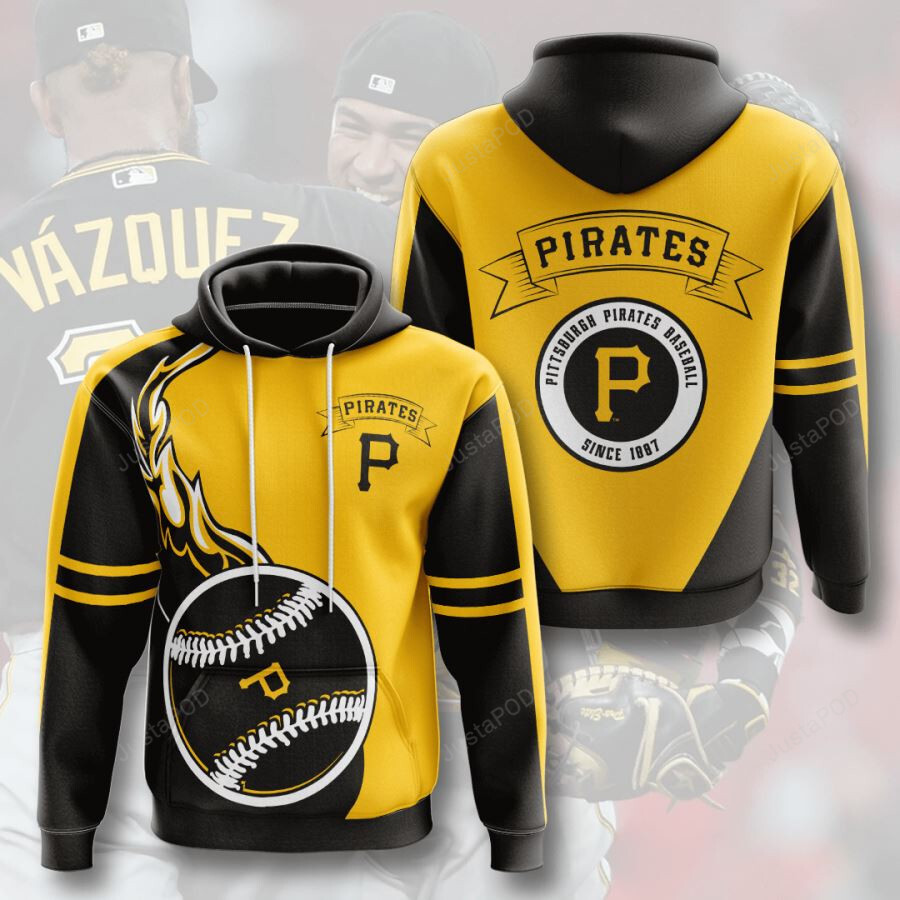 Pittsburgh Pirates 3d All Over Print Hoodie Zip-up Hoodie-trungten-z8f8j