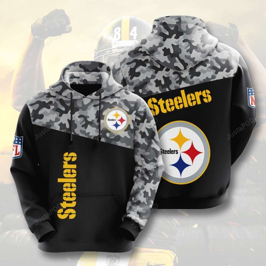 Pittsburgh Steelers 3d All Over Print Hoodie-trungten-rowy5