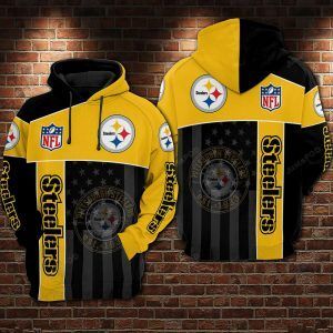 Pittsburgh Steelers 3d All Over Print Hoodie Zip-up Hoodie-trungten-2a87o