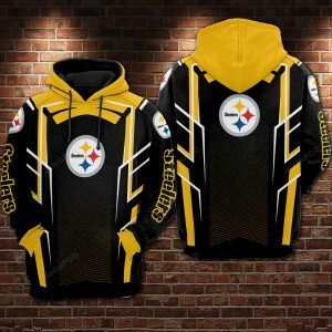 Pittsburgh Steelers 3d All Over Print Hoodie Zip-up Hoodie-trungten-2ckkp