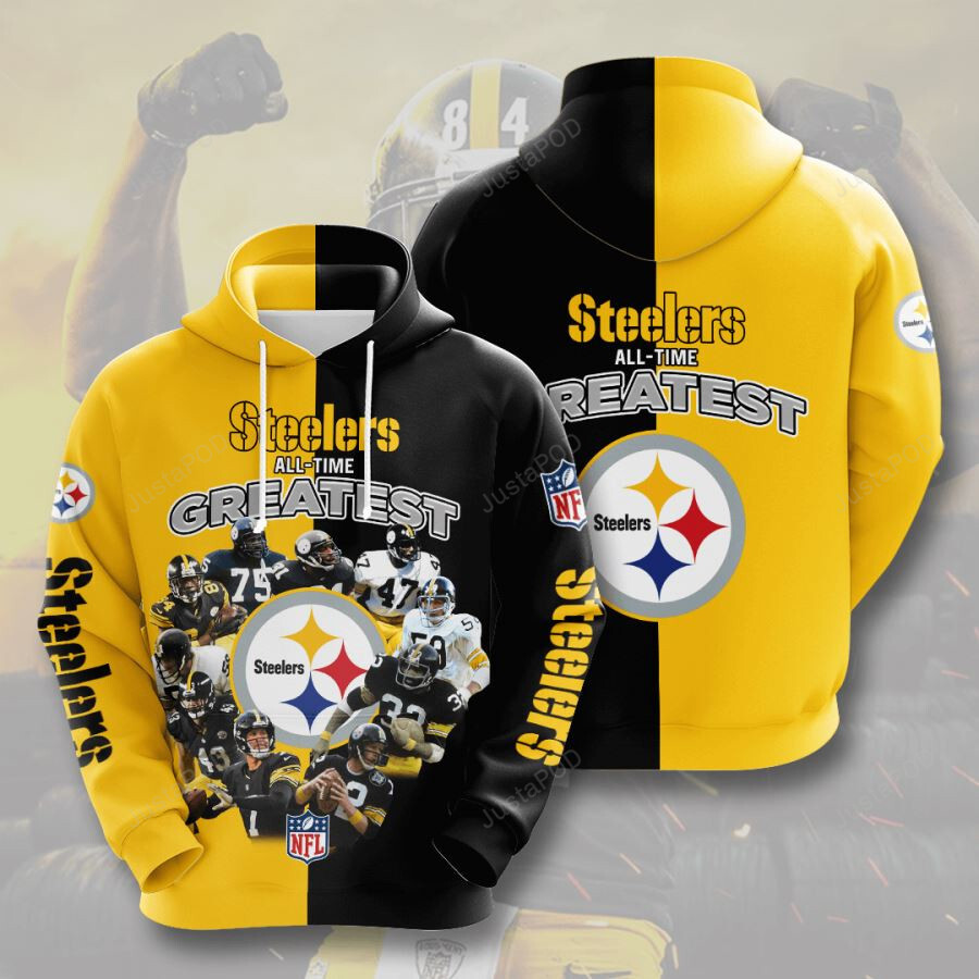 Pittsburgh Steelers 3d All Over Print Hoodie Zip-up Hoodie-trungten-8n1ez