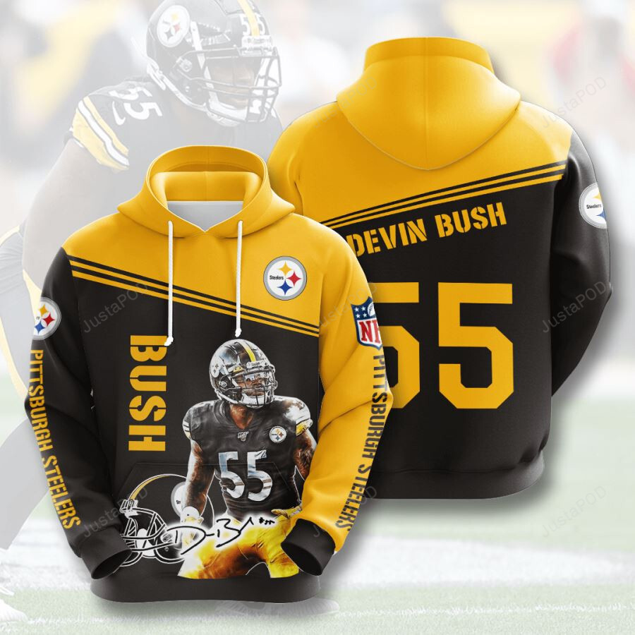 Pittsburgh Steelers 3d All Over Print Hoodie Zip-up Hoodie-trungten-bo3zf