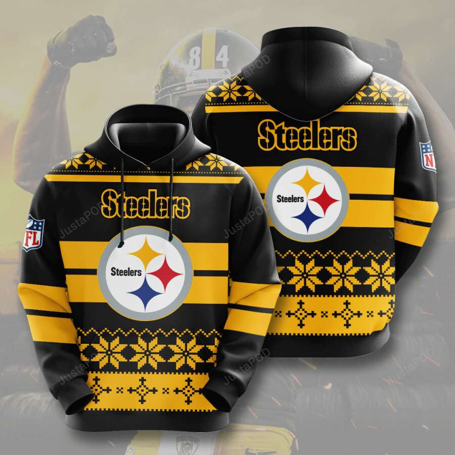 Pittsburgh Steelers 3d All Over Print Hoodie Zip-up Hoodie-trungten-bv4n2