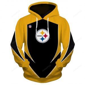 Pittsburgh Steelers 3d All Over Print Hoodie Zip-up Hoodie-trungten-flxo6