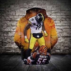 Pittsburgh Steelers 3d All Over Print Hoodie Zip-up Hoodie-trungten-hifb7