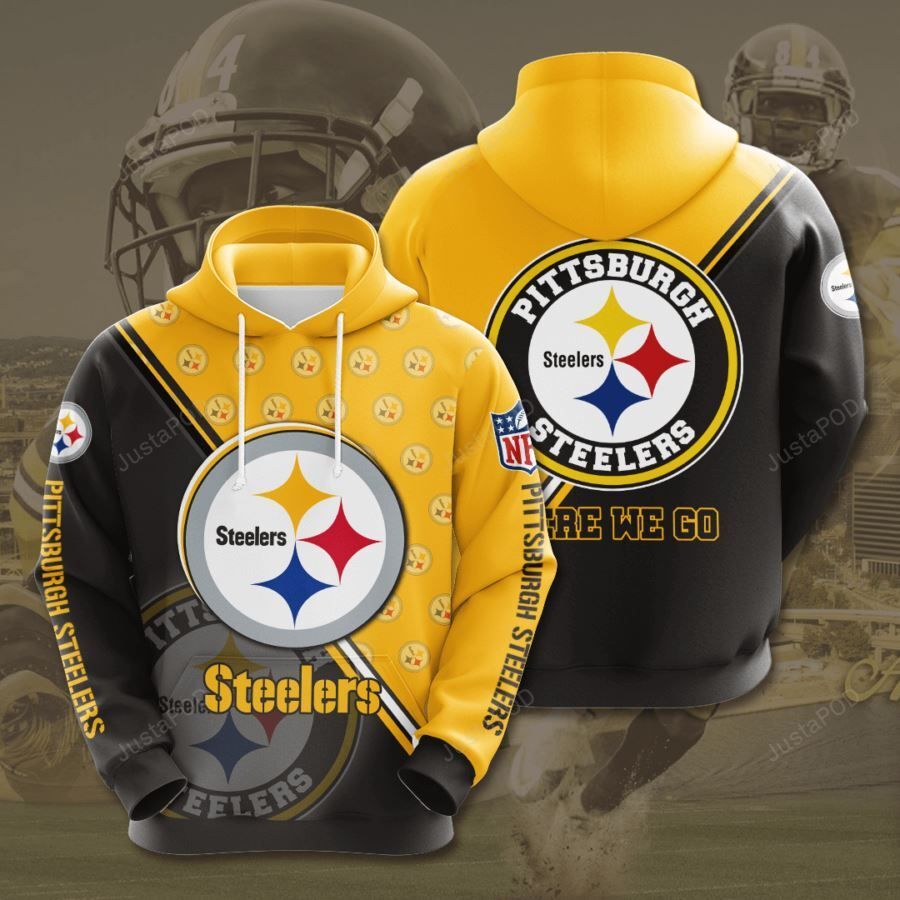 Pittsburgh Steelers 3d All Over Print Hoodie Zip-up Hoodie-trungten-ihfor