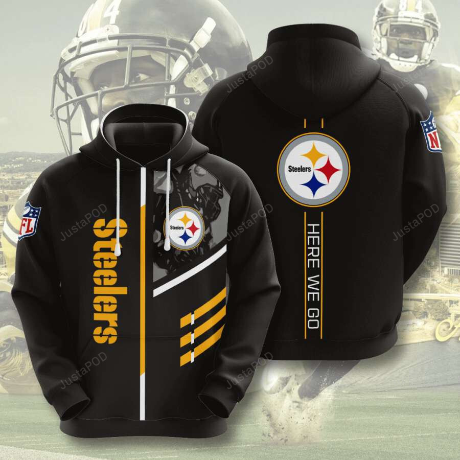 Pittsburgh Steelers 3d All Over Print Hoodie Zip-up Hoodie-trungten-lwblb