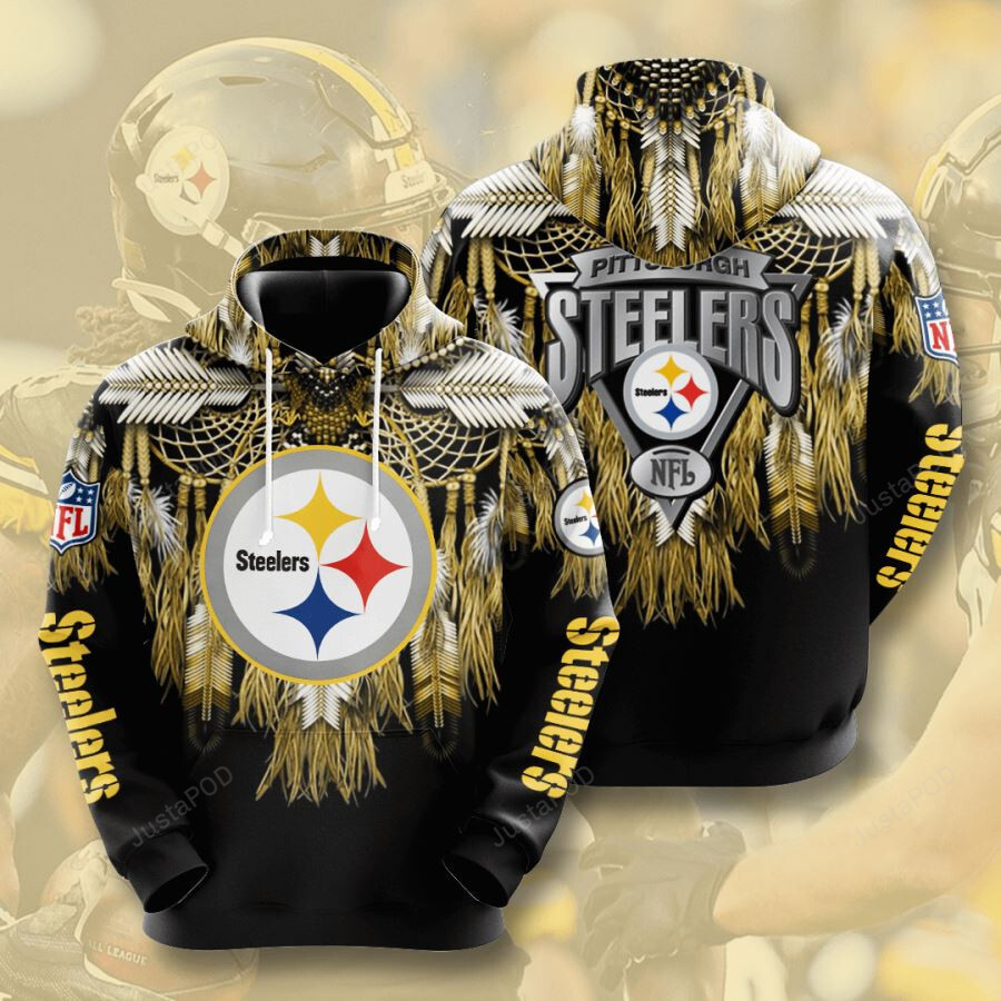 Pittsburgh Steelers 3d All Over Print Hoodie Zip-up Hoodie-trungten-r7at6