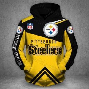 Pittsburgh Steelers 3d All Over Print Hoodie Zip-up Hoodie-trungten-re2zn