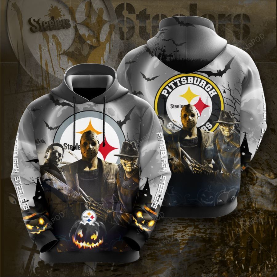 Pittsburgh Steelers 3d All Over Print Hoodie Zip-up Hoodie-trungten-srs6a