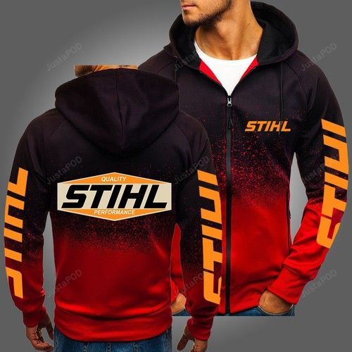 Quality Stihl Performance Zip Up 3d Hoodie For Men For Women All Over 3d Printed Zip Hoodie