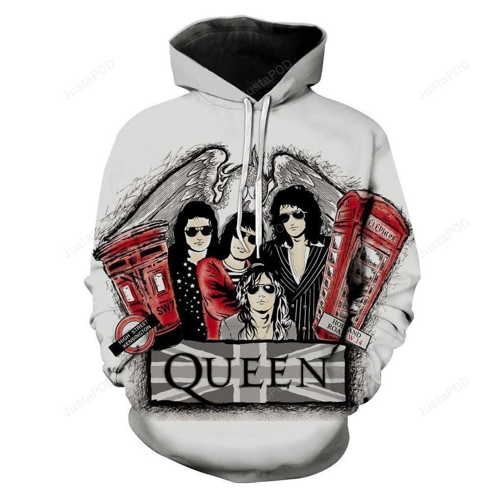 Queen Band Style 2 3d Hoodie